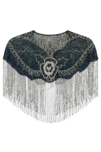 Nuit Jewel Cape Night Blue and Silver