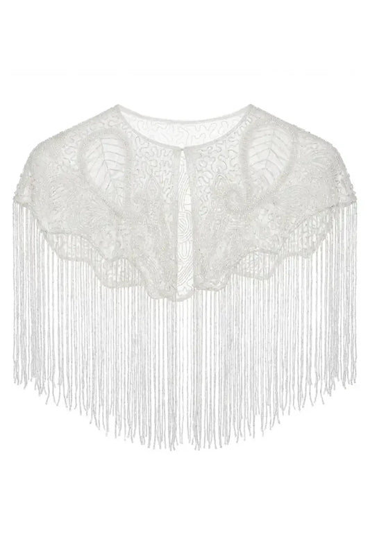 White Nuit Jewel Cape