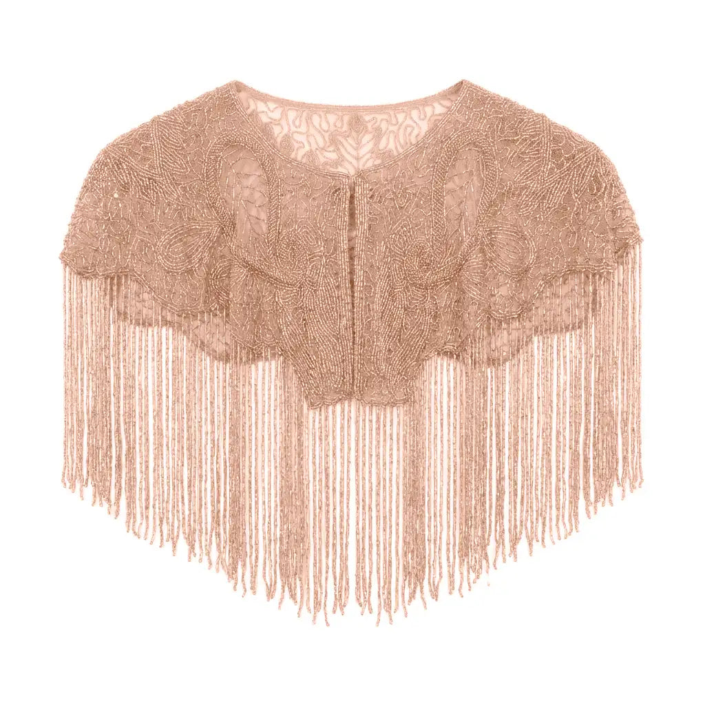 Dark Peach Nuit Jewel Cape