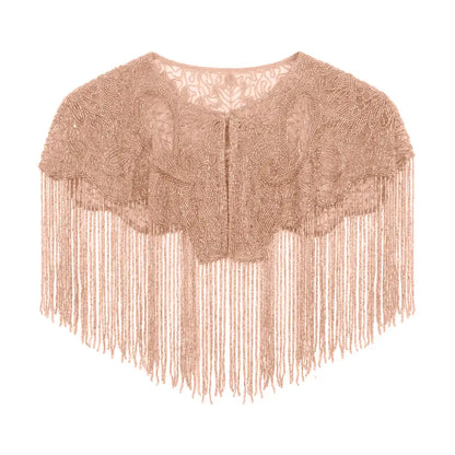 Dark Peach Nuit Jewel Cape
