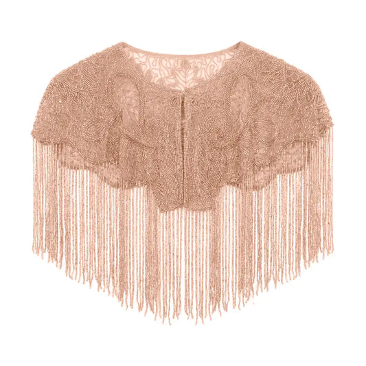 Dark Peach Nuit Jewel Cape