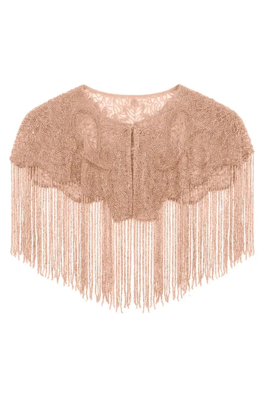 Dark Peach Nuit Jewel Cape