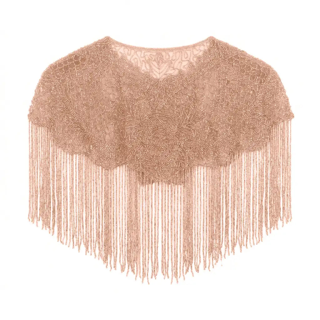 Dark Peach Nuit Jewel Cape