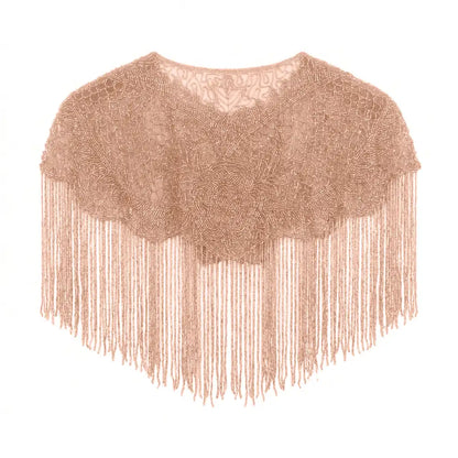 Dark Peach Nuit Jewel Cape