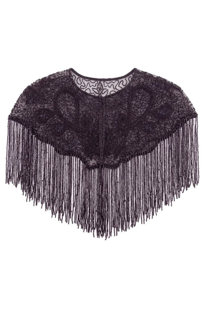 Nuit Jewel Cape, Aubergine Purple