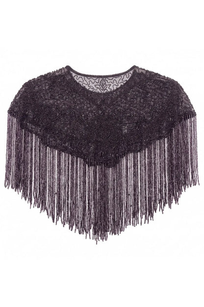 Nuit Jewel Cape, Aubergine Purple