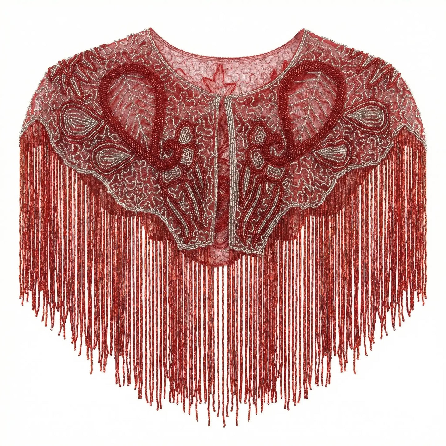 Nuit Jewel Cape Coral Red and Silver