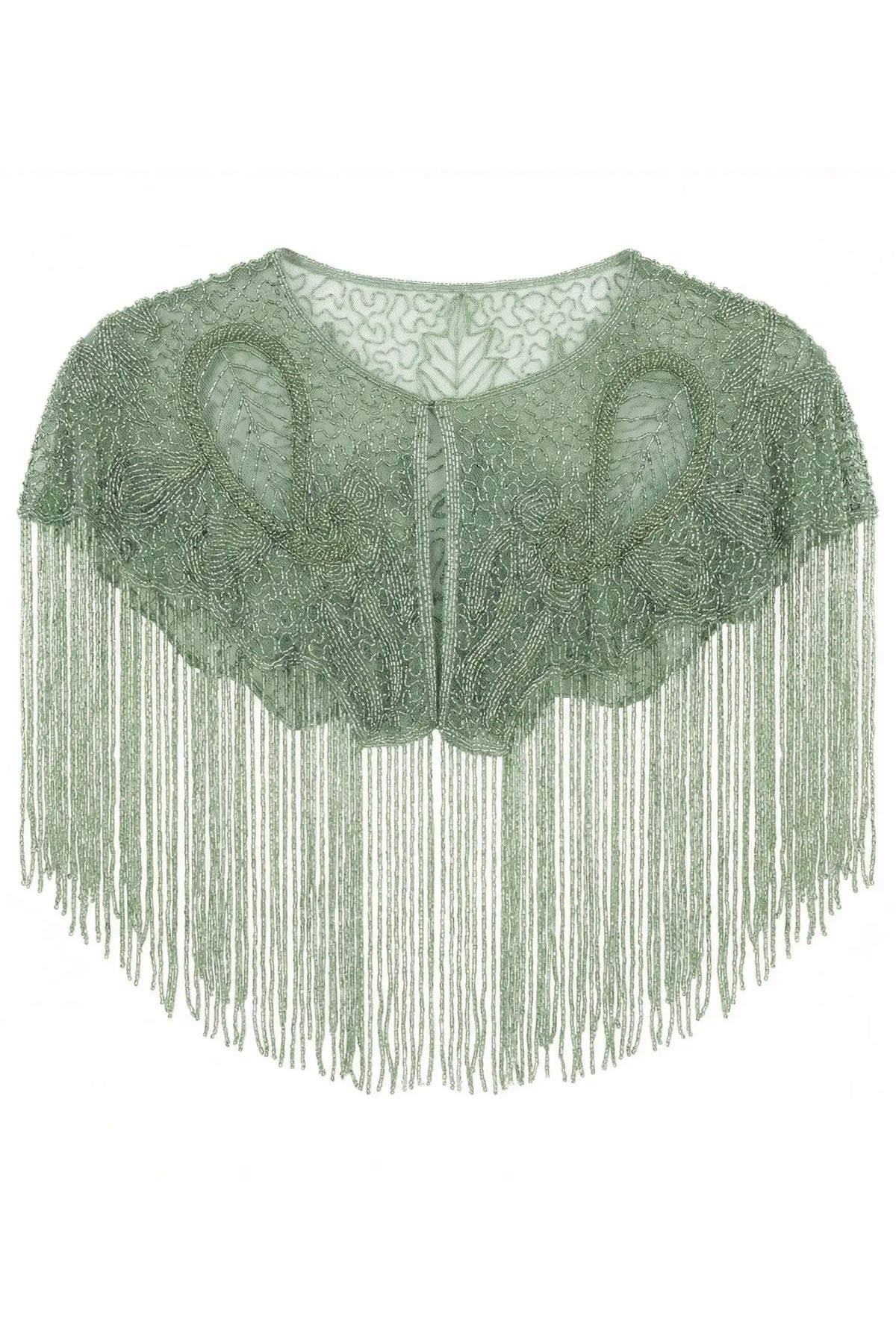 Light Green Nuit Jewel Cape