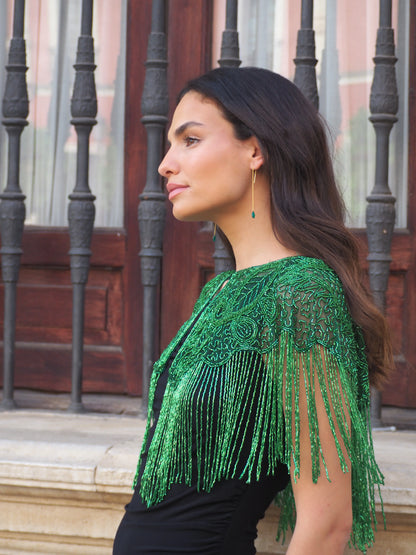 Nuit Green Jewel Cape