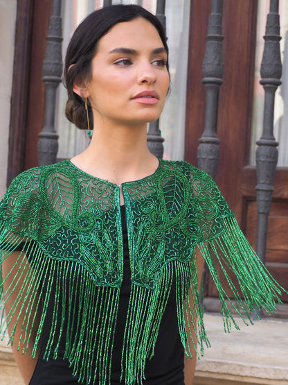 Nuit Green Jewel Cape