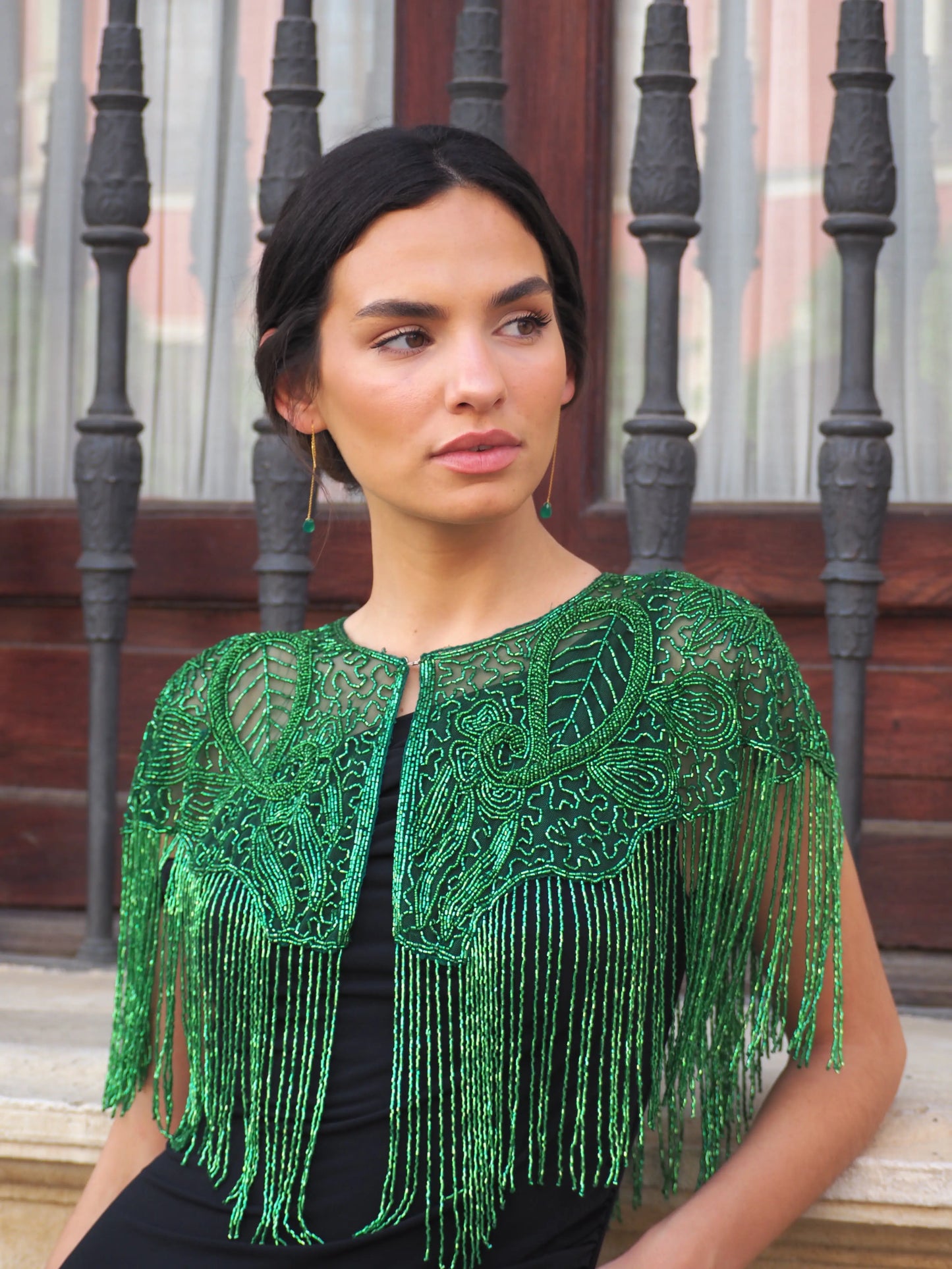 Nuit Green Jewel Cape