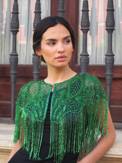 Nuit Green Jewel Cape