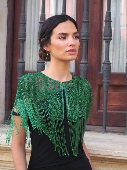 Nuit Green Jewel Cape