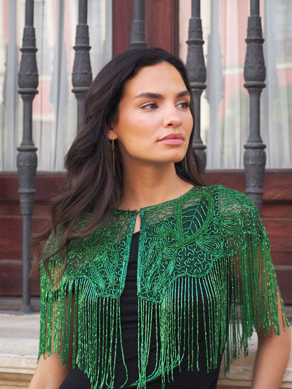 Nuit Green Jewel Cape