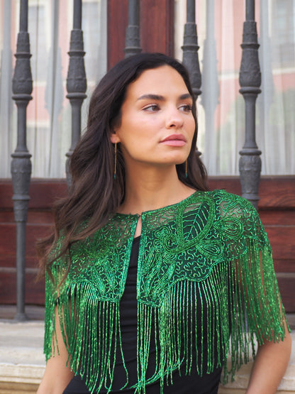 Nuit Green Jewel Cape