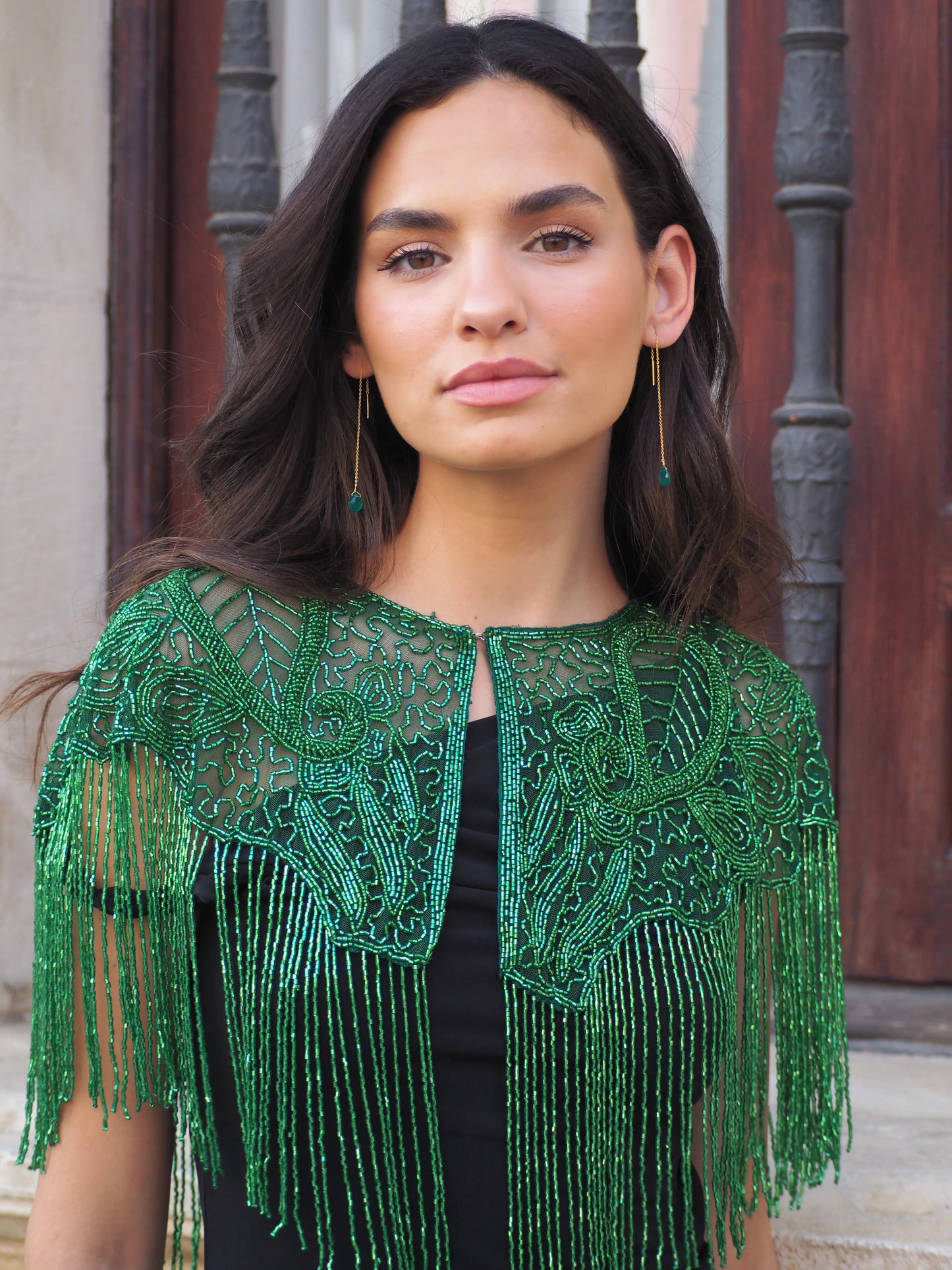 Nuit Green Jewel Cape