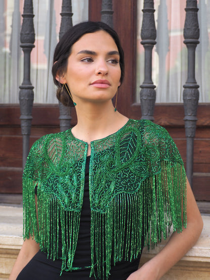 Nuit Green Jewel Cape