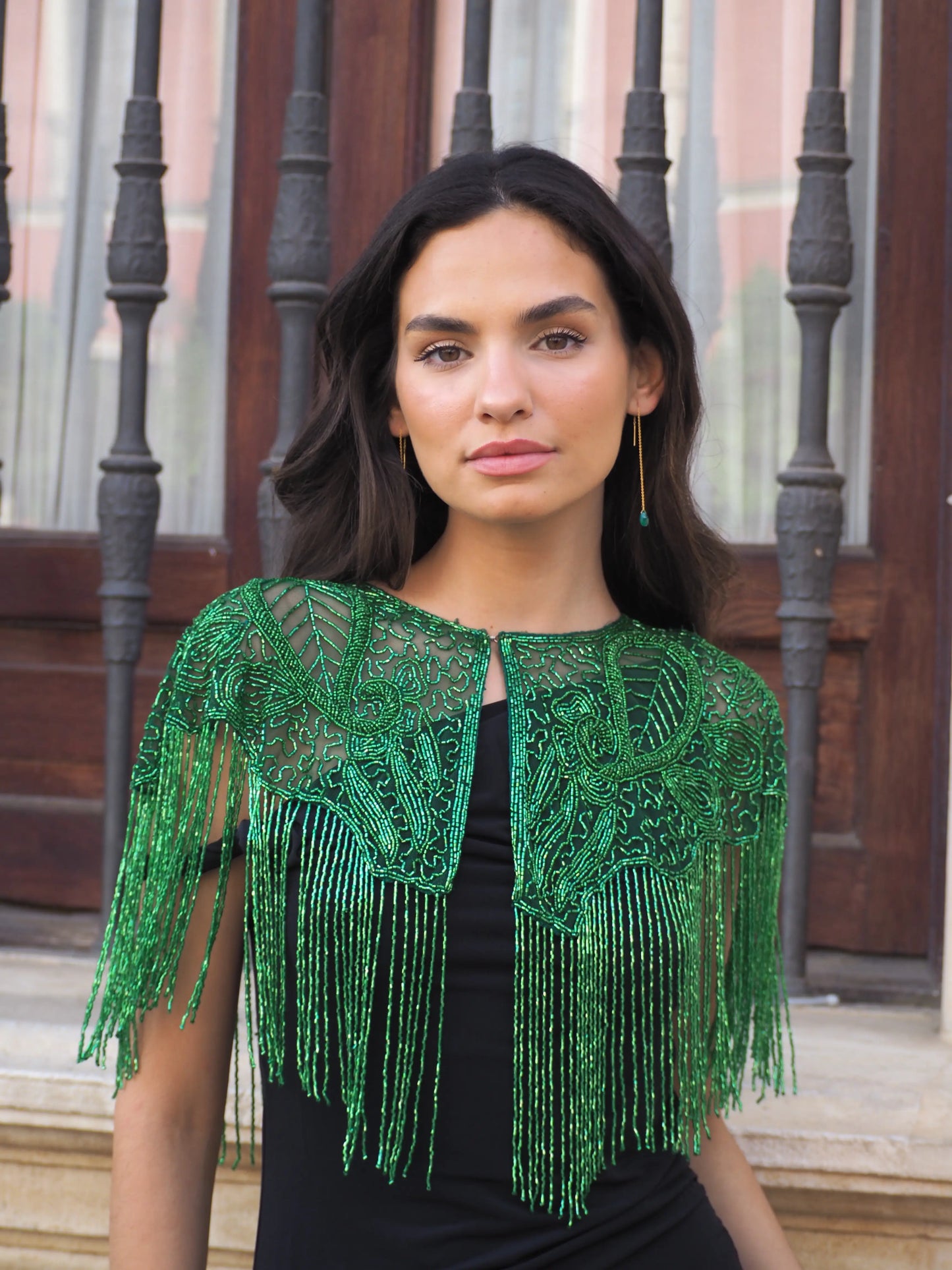 Nuit Green Jewel Cape
