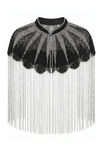 Capa Joya Valeria Negra y Plateada