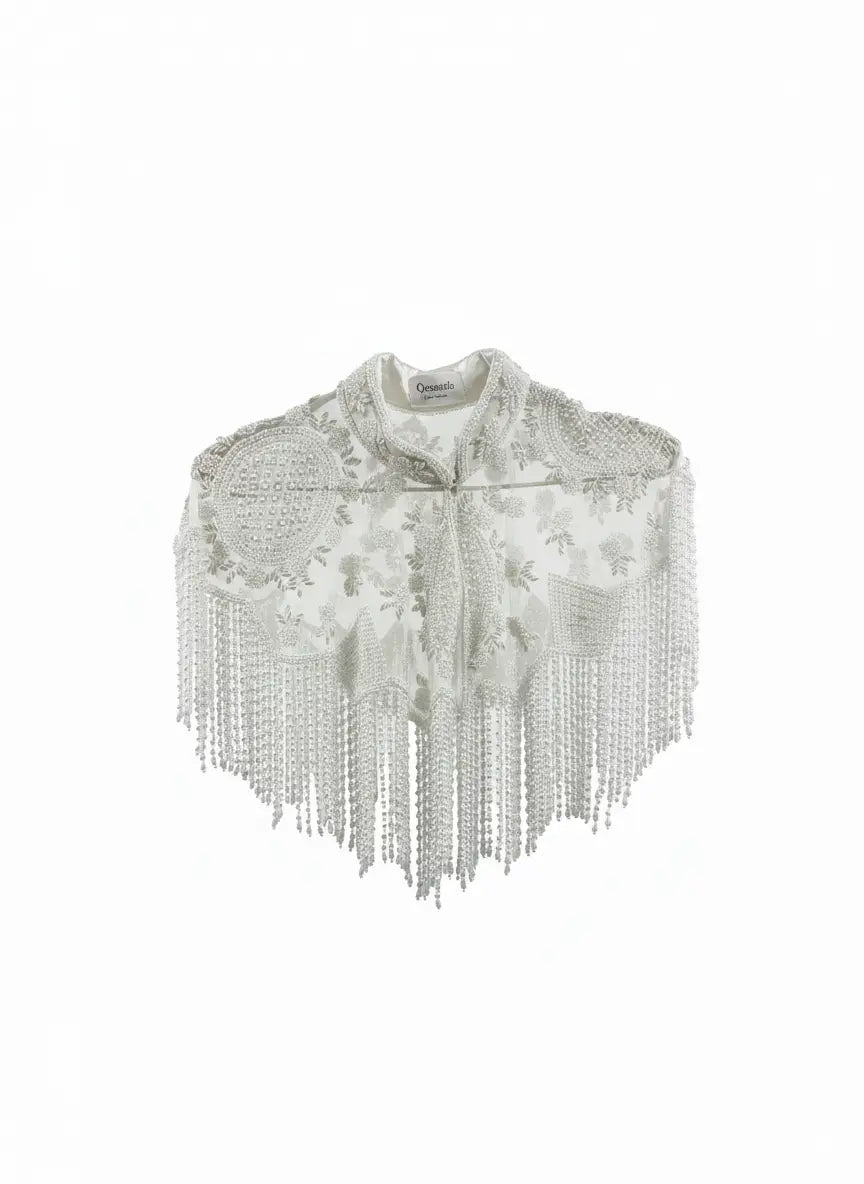 Capa Joya White Crown Perlas Blanca