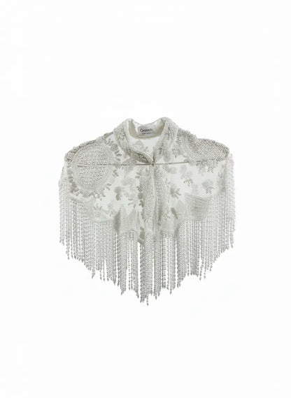 Capa Joya White Crown Perlas Blanca