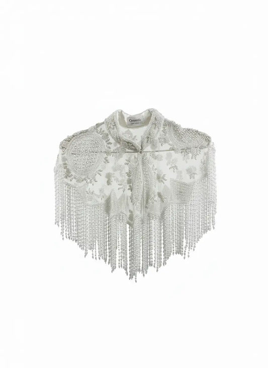 Capa Joya White Crown Perlas Blanca