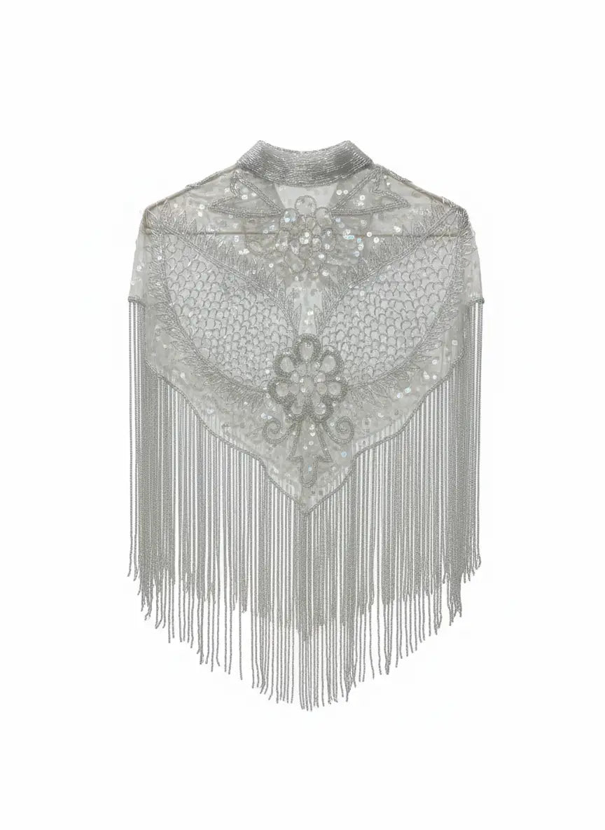 Capa Joya White Nupcial Blanca