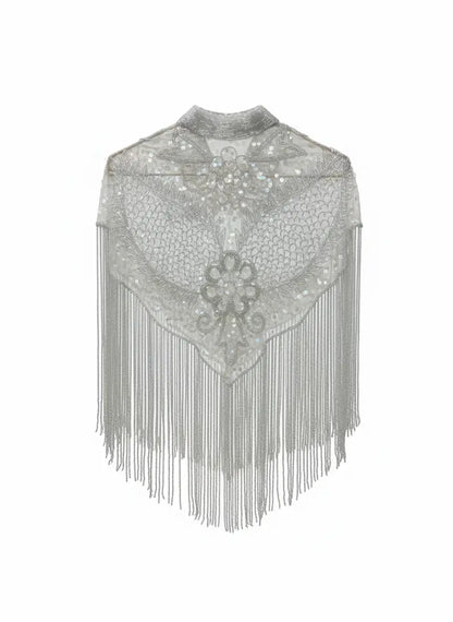 Capa Joya White Nupcial Blanca