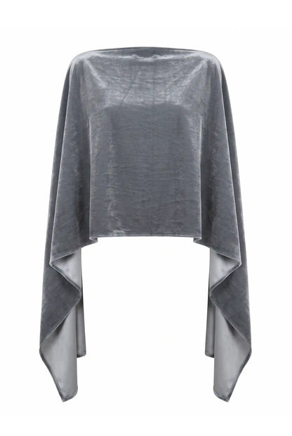 Capa Terciopelo Invitada Gris
