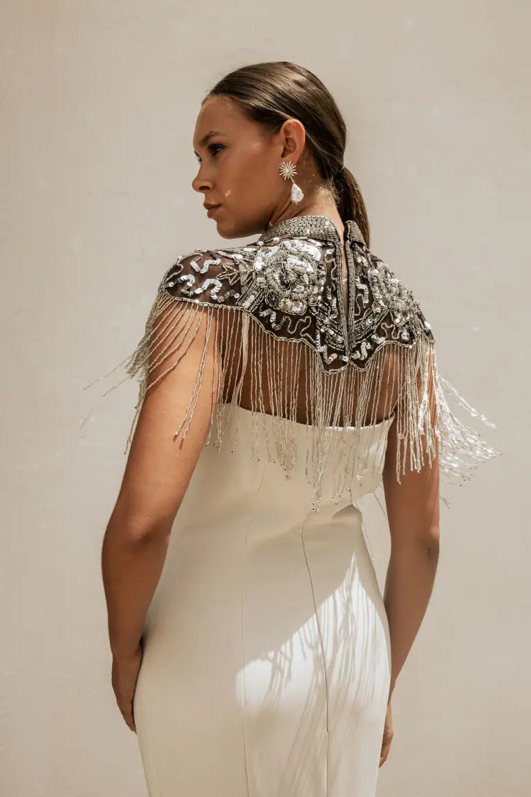 Capa Joya Elvy Plata y Negro