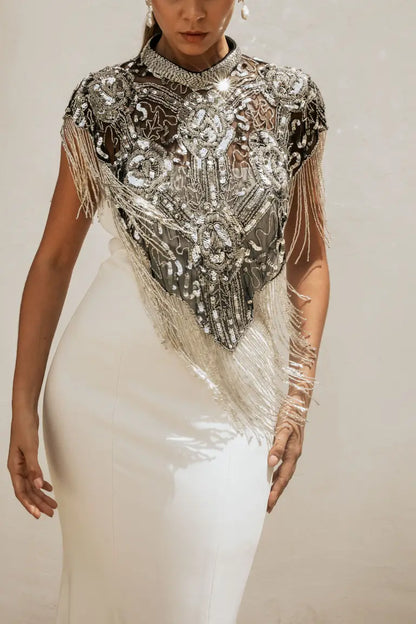 Capa Joya Elvy Plata y Negro