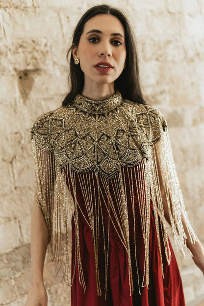 Golden Marrakesh Jewel Cape