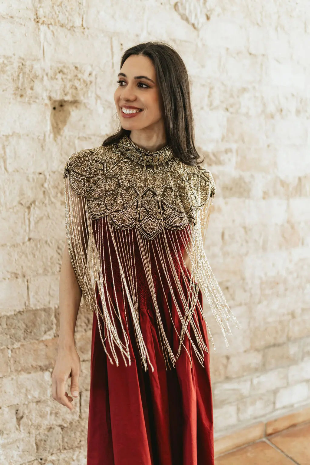 Golden Marrakesh Jewel Cape