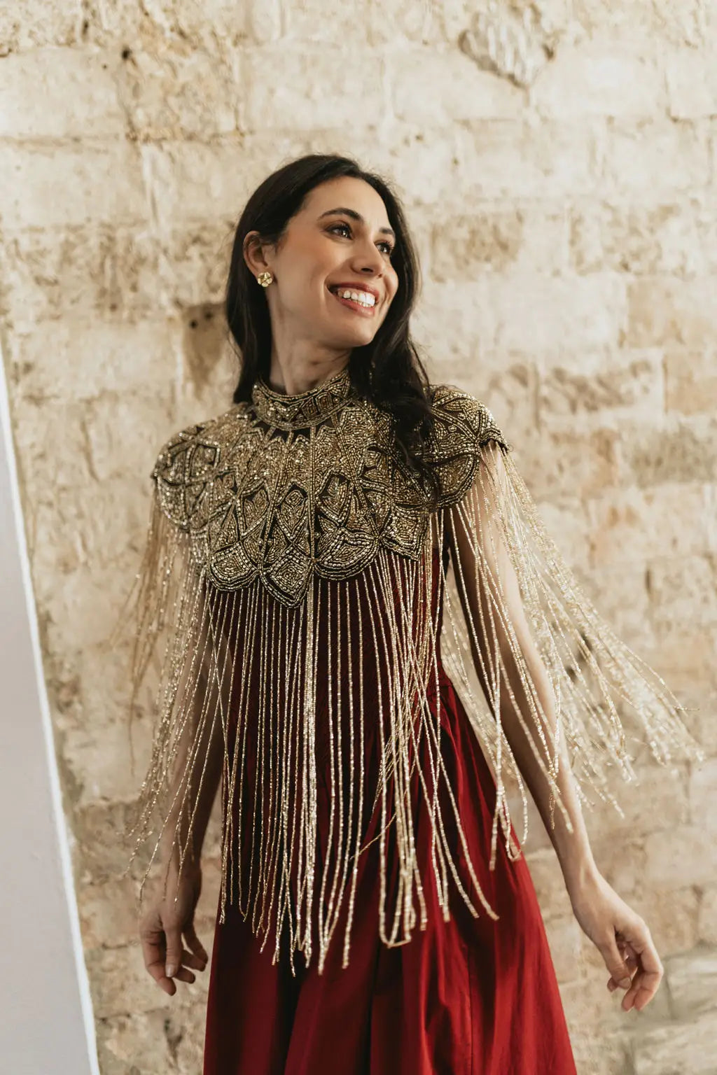 Golden Marrakesh Jewel Cape