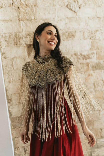 Golden Marrakesh Jewel Cape