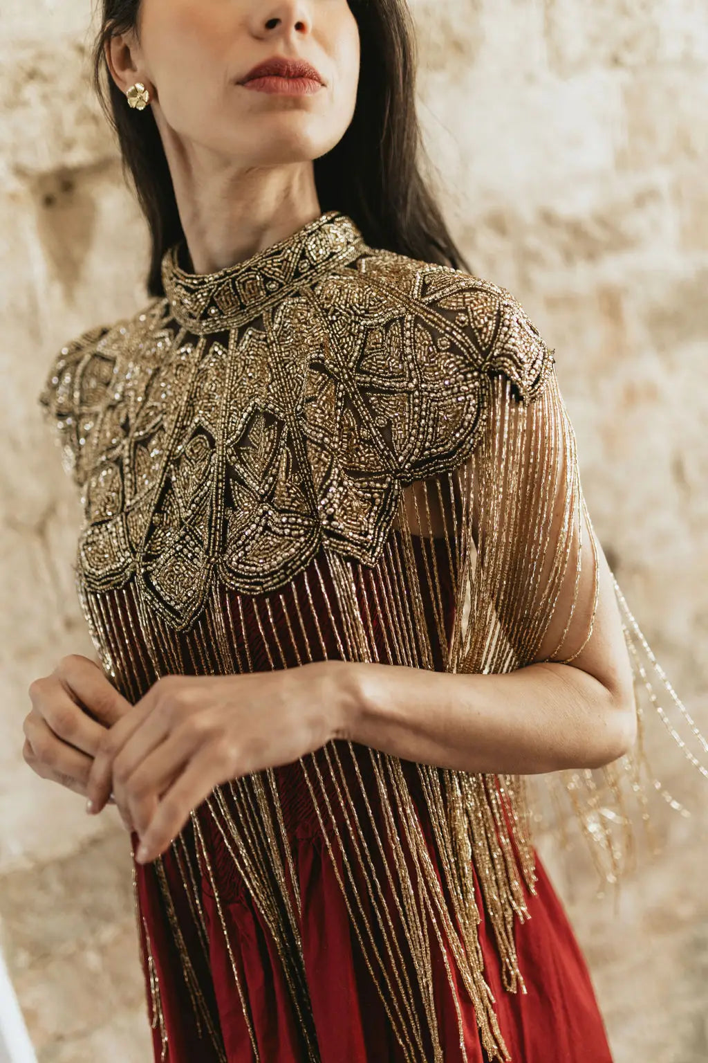 Golden Marrakesh Jewel Cape