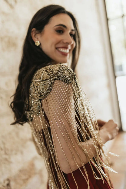 Golden Marrakesh Jewel Cape