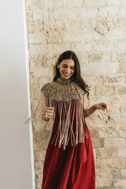 Golden Marrakesh Jewel Cape