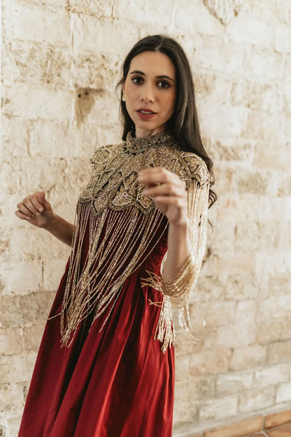 Golden Marrakesh Jewel Cape