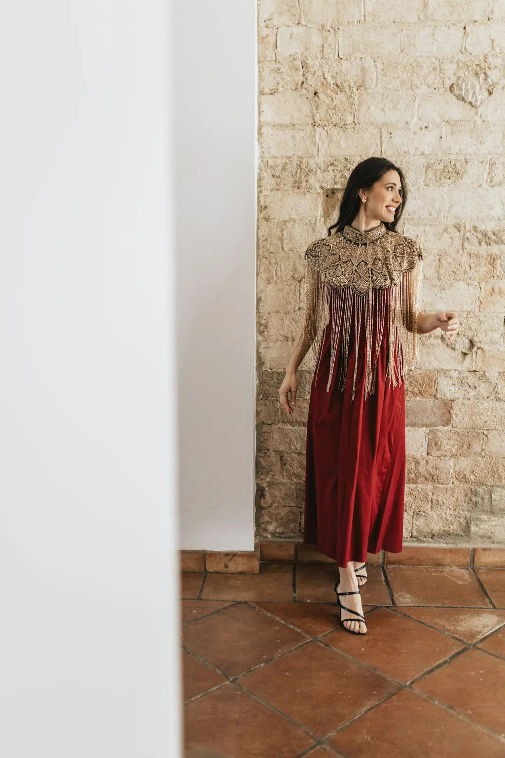 Golden Marrakesh Jewel Cape