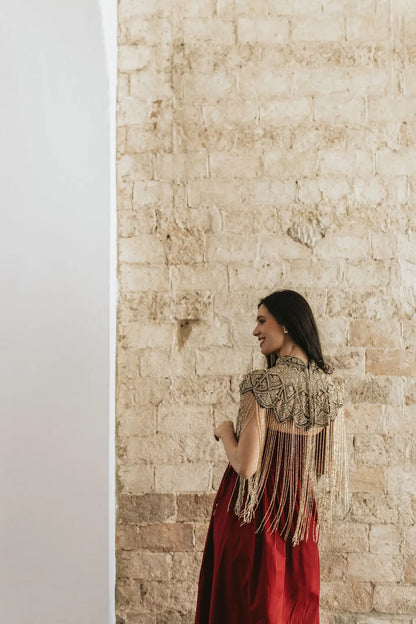 Golden Marrakesh Jewel Cape