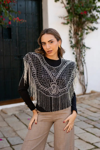 Capa Joya Nuit Negra y Plata