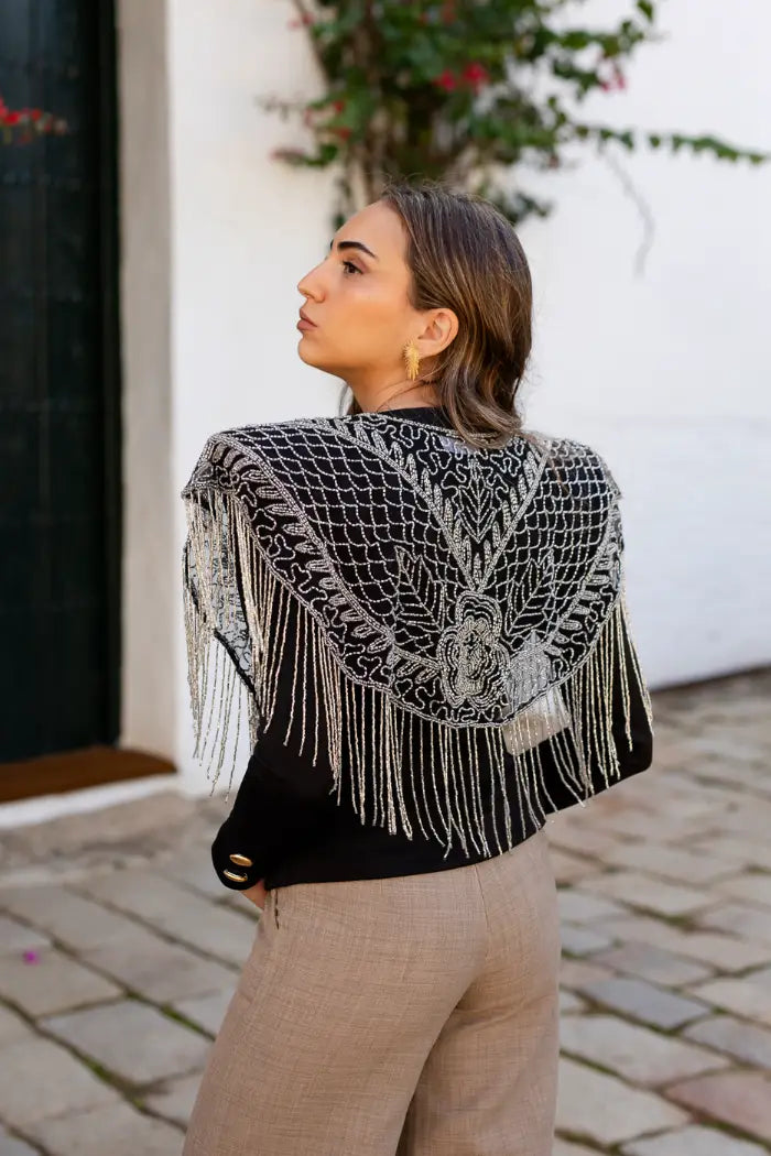 Capa Joya Nuit Negra y Plata