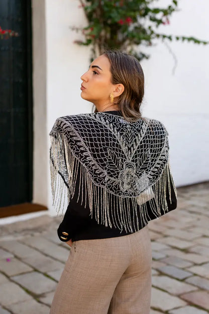 Capa Joya Nuit Negra y Plata