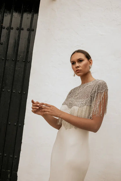 Capa Joya Nuit Plata y Gris claro