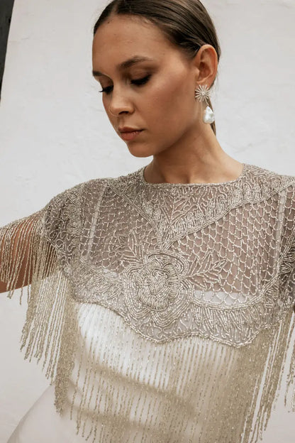 Capa Joya Nuit Plata y Gris claro