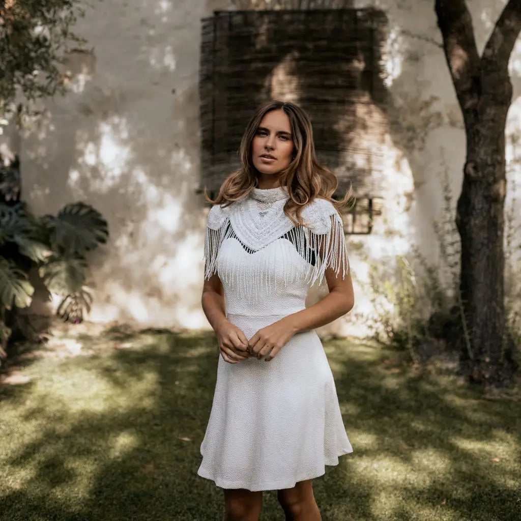 Capa Joya White Lines Blanca