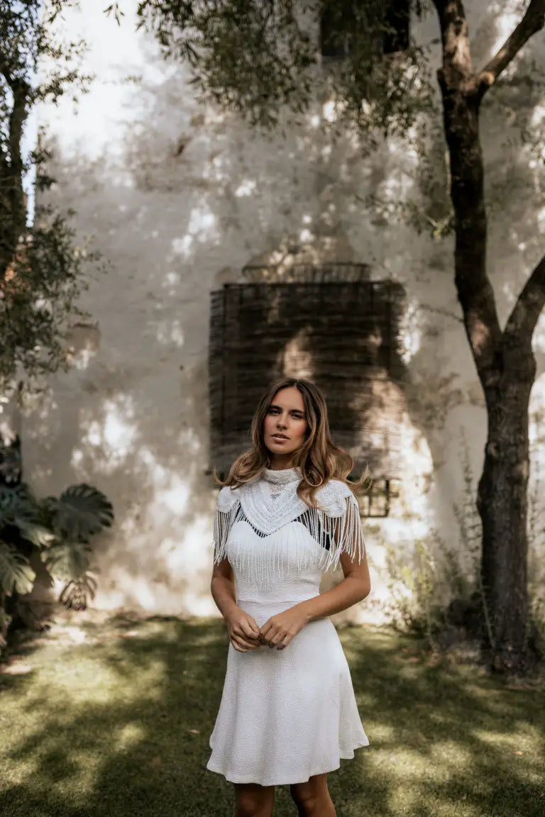 Capa Joya White Lines Blanca