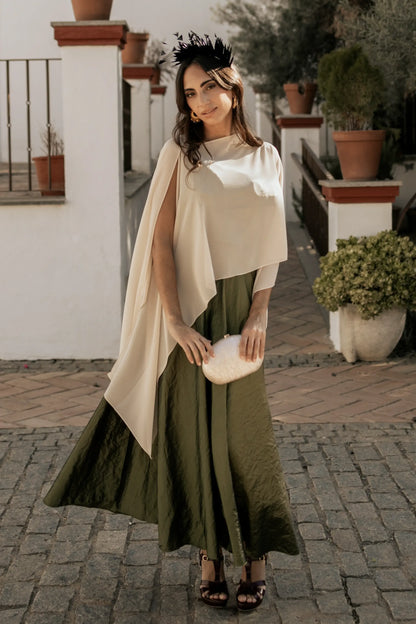Capa Gasa Invitada Beige