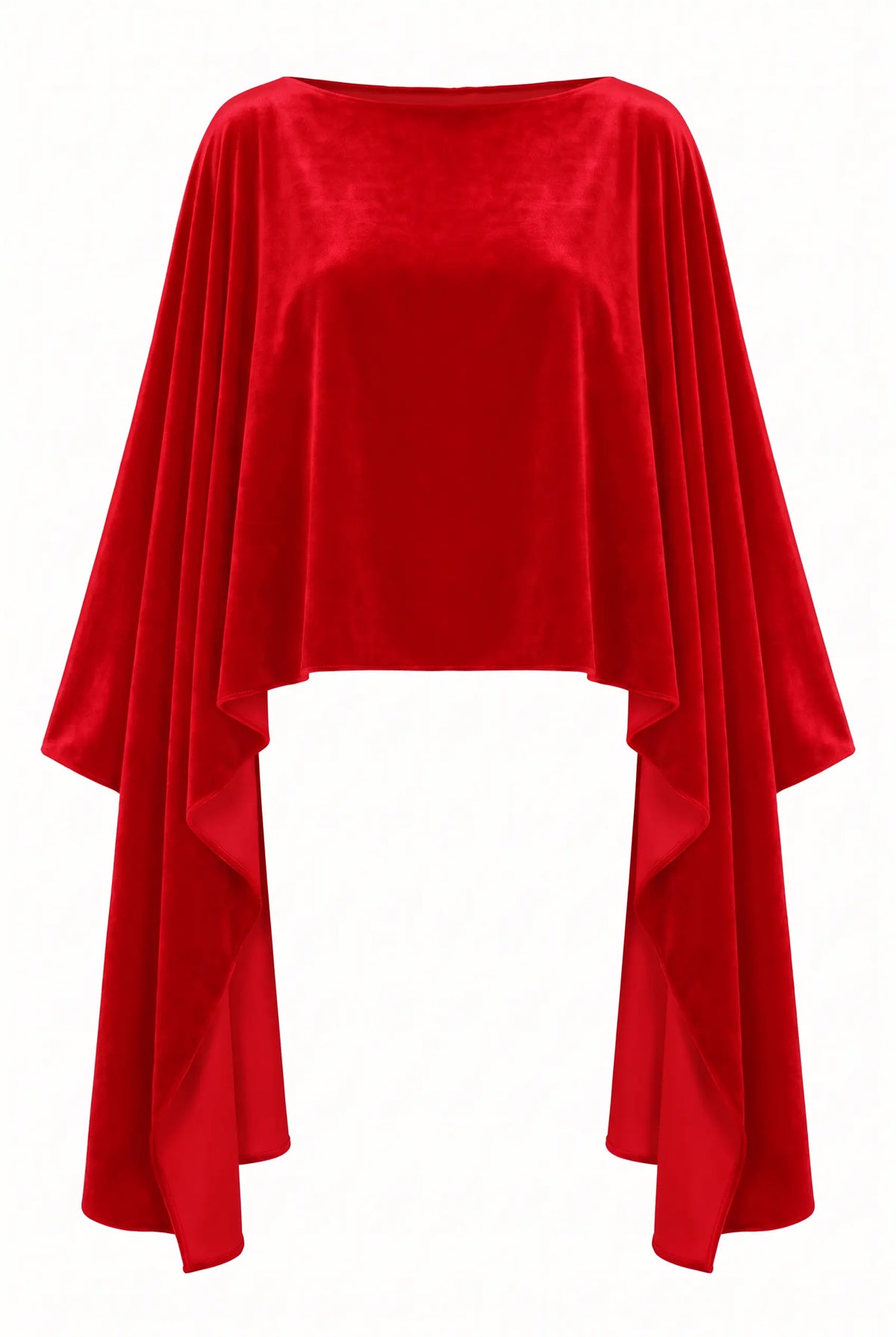 Capa Terciopelo Invitada Rojo